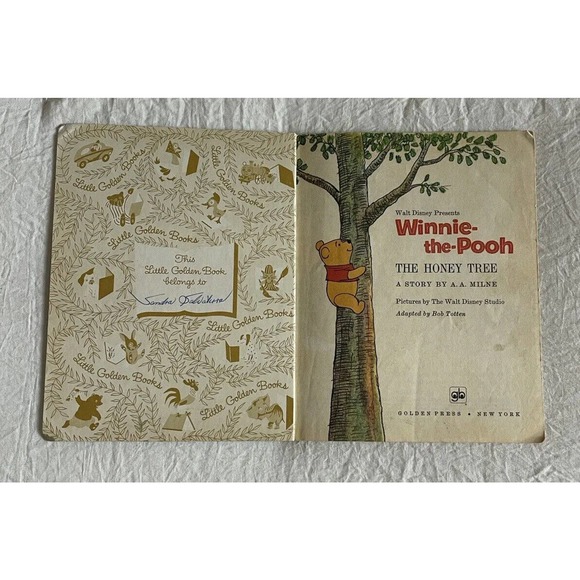 Toys | Winniethepooh The Honey Tree A Little Golden Book Walt Disney A ...